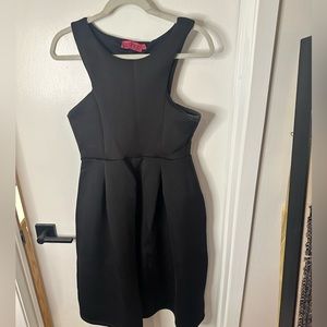 NWOT Black size 12 Scuba Dress Sleeveless & Knee Length